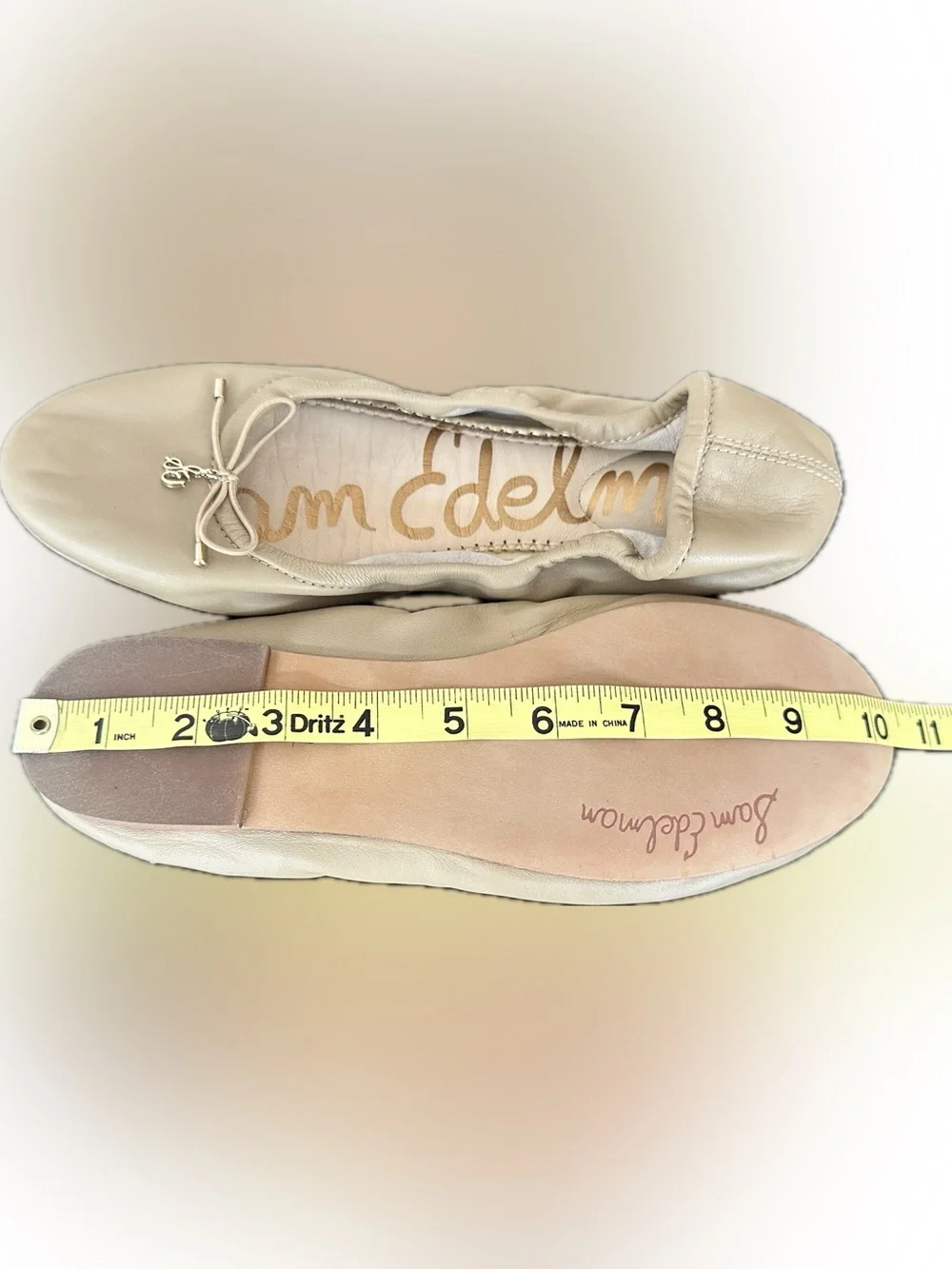 Sam Edelman Felicia Leather Ballet Flats with Bow Detail; NWOB, US 9/EU 39 - Picture 7 of 7